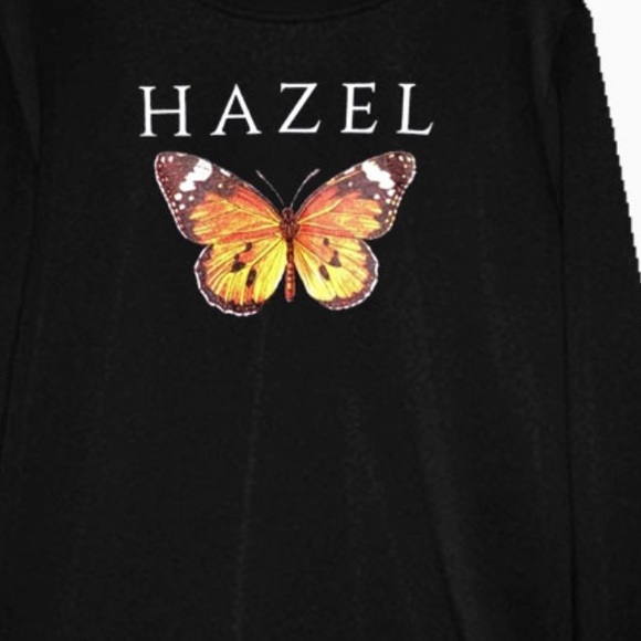 Black
Butterfly hazel 
Sweatshirt 
Size L - Picture 2 of 2